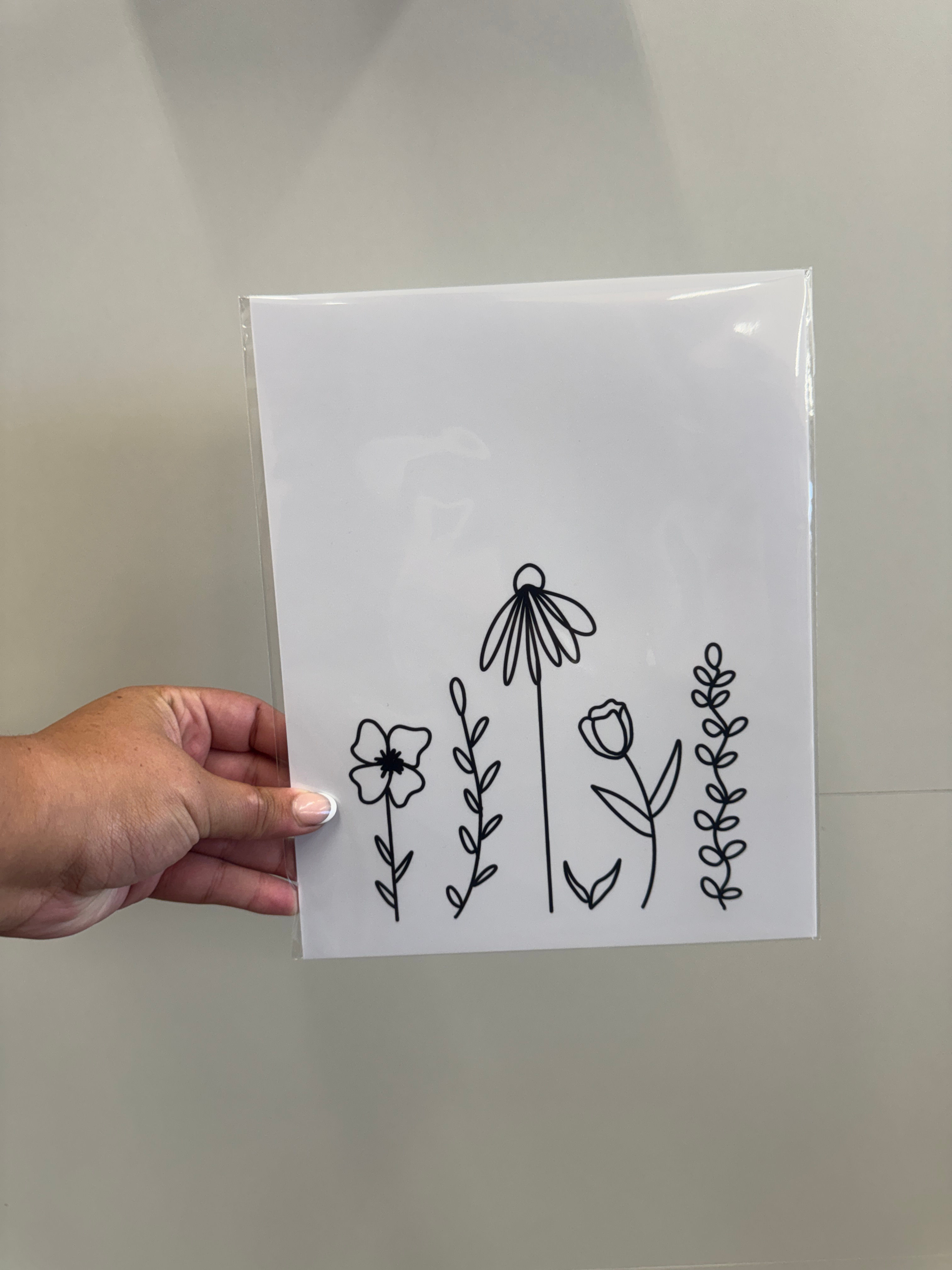 Botanical Wildflower Art Print