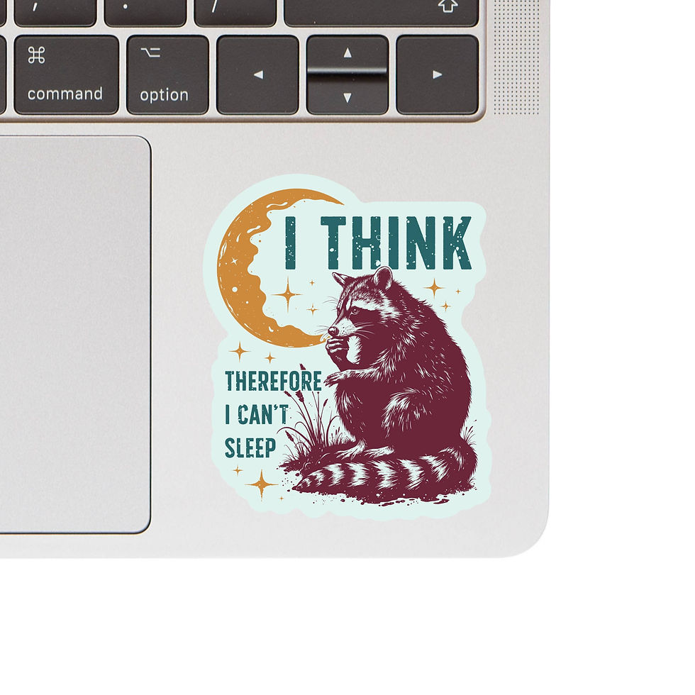 Thumbnail: Mental Health Humor Cute Anxiety High Quality Vinyl Sticker
