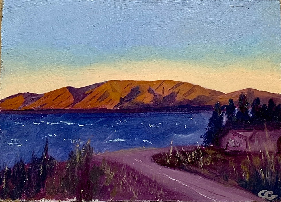 Lake Ohau NZ Sunset