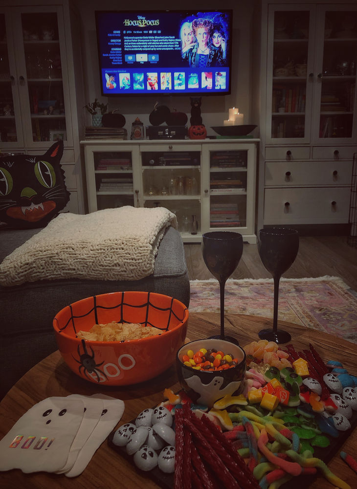 Host a Halloween movie night