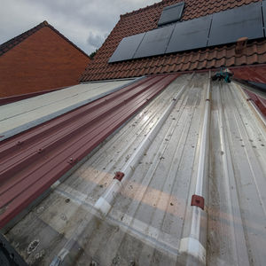 Nettoyage du puit de lumière chez un particulier 