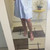 Miniatura: Moda Pop - Vestido Chemise Tricoline Listrado