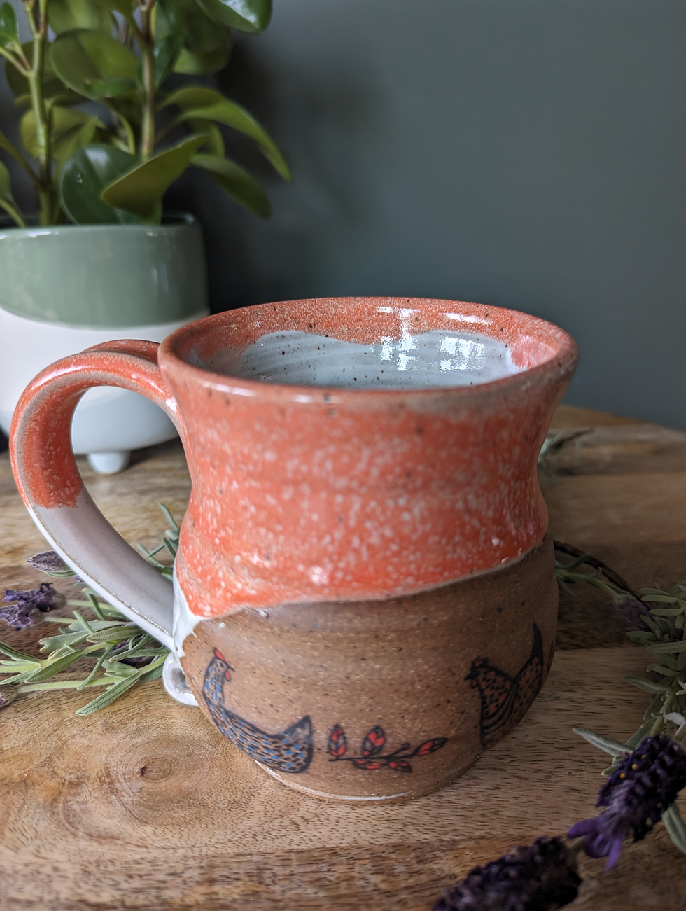 pottery mug