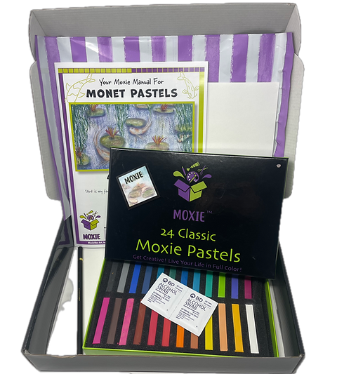 アートプリント MOX モックス セット Monet Pastels Kit | MoxieBoxArt
