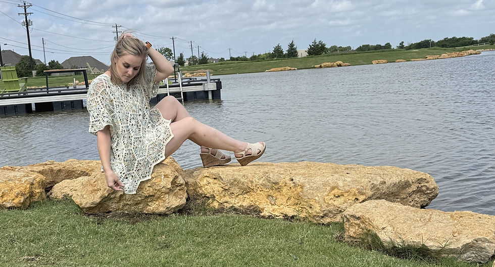Beachy Lacy Hexagon Coverup Crochet Pattern
