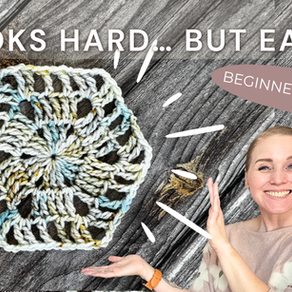 ✨ Lacy Hexagon Crochet Pattern (Beginner-Friendly & Beautiful!)