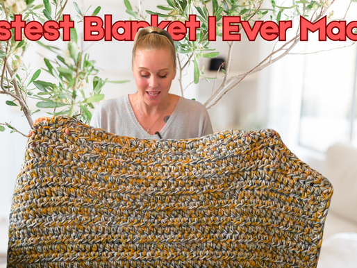 The Fastest Crochet Blanket I've Ever Made