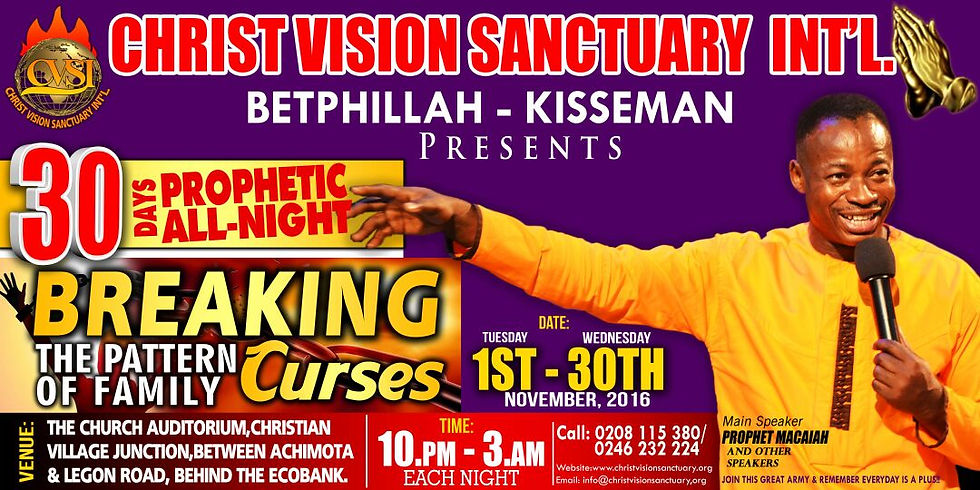 30 PROPHETIC ALL-NIGHTS