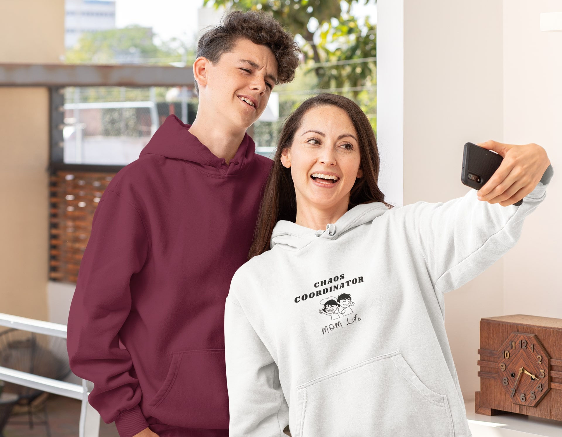 Premium Super Soft Unisex Hoodie - Chaos Coordinator Mom Life Hoodie