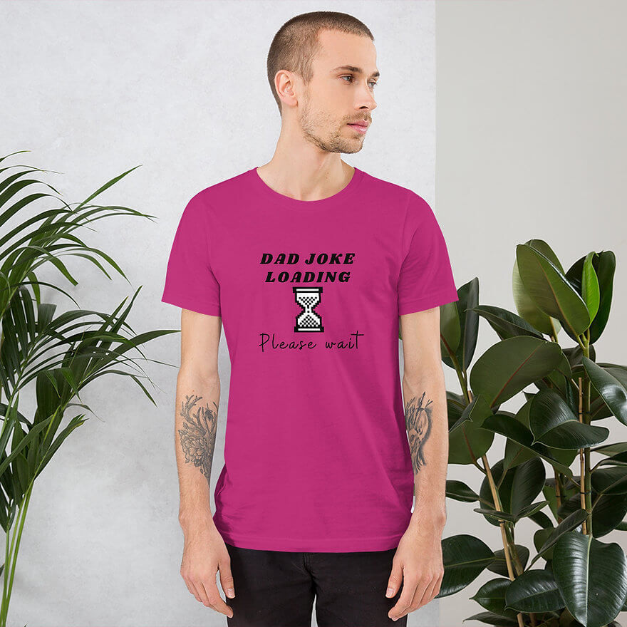 Thumbnail: Ultra-Soft Unisex T-Shirt - Dad Joke Loading