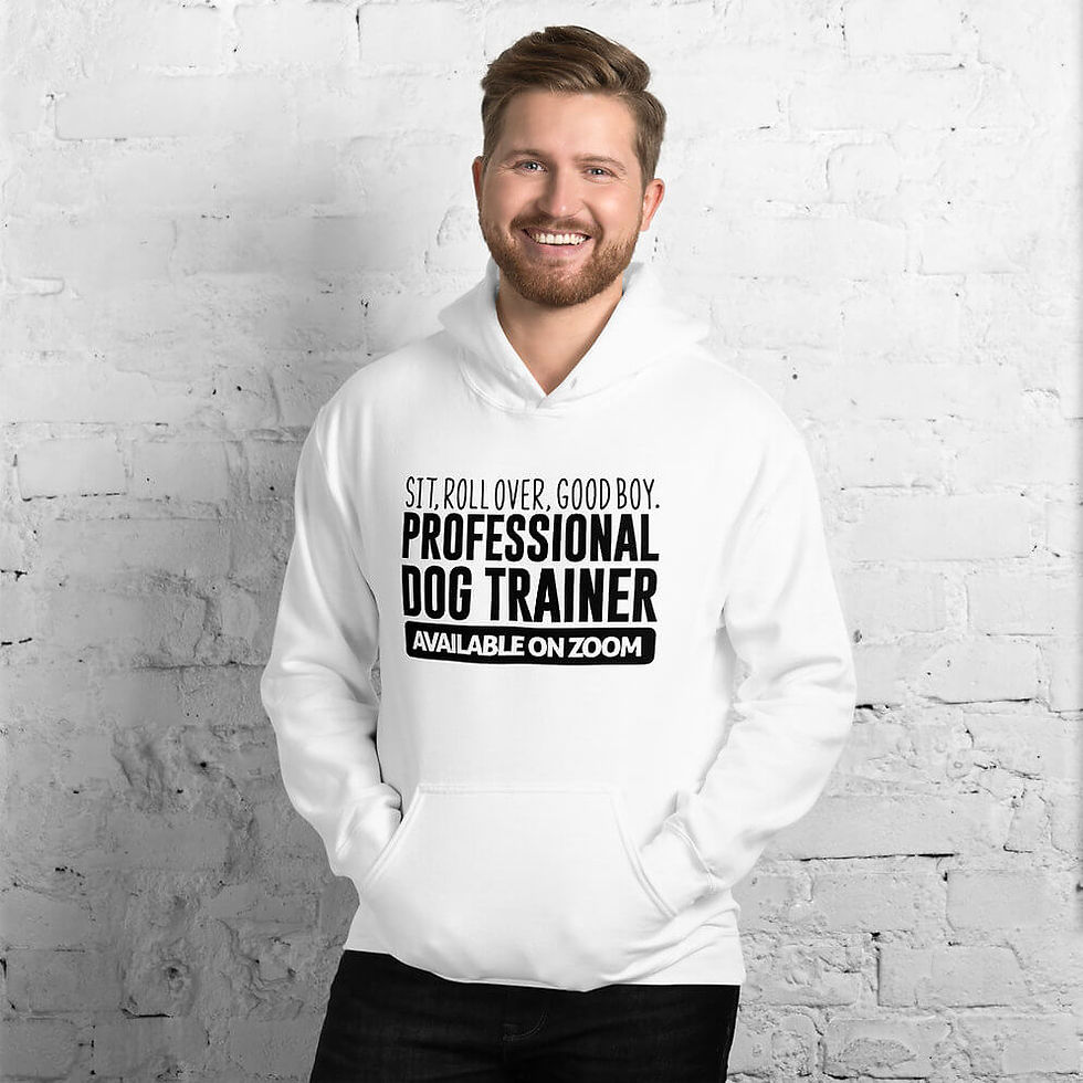 Thumbnail: Eco-Friendly Super-Soft Unisex Hoodie fun - Zoom Professional Dog Trainer