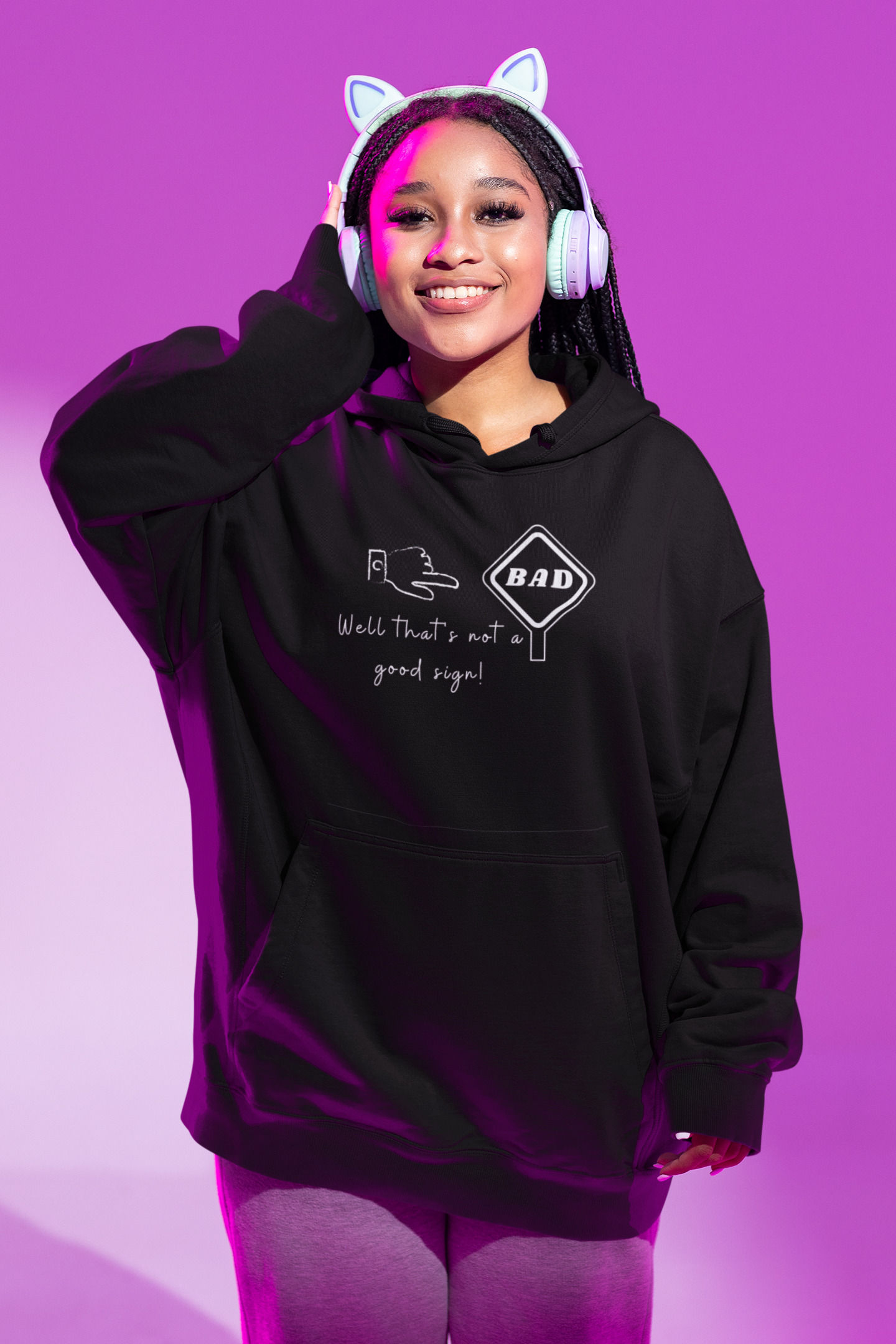 Premium Super Soft Unisex Hoodie - Not a Good Sign