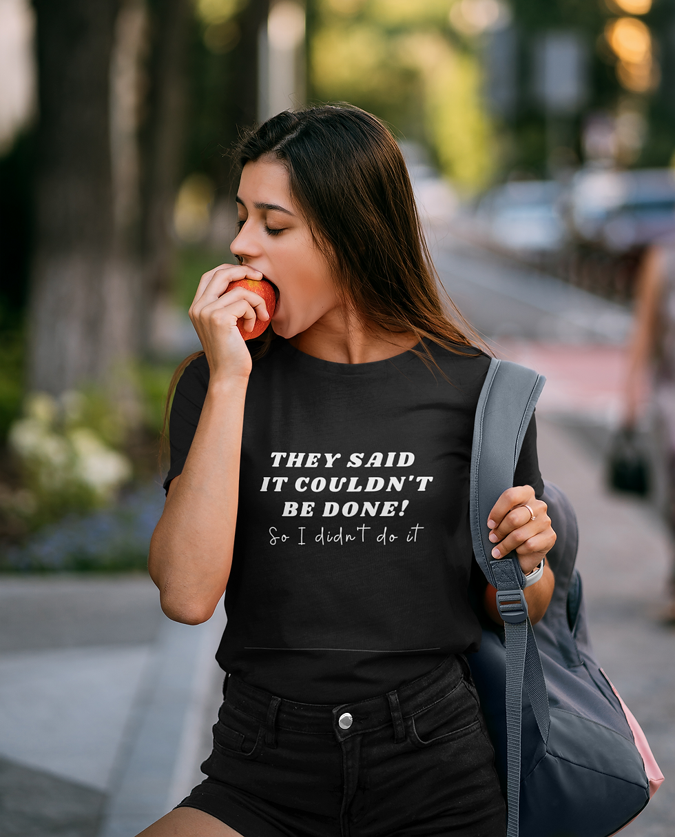 Thumbnail: Ultra-Soft Unisex T-Shirt - They Said It Couldn't Be Done