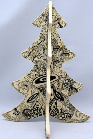 Zentangle Christmas Tree