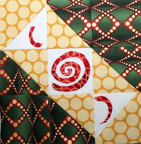 Hour Mint Quilt Block Tutorial