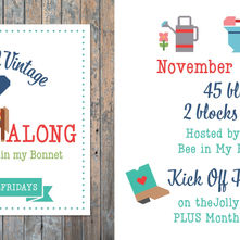 Farm Girl Vintage 2 Sew Along – Blocks 19 & 20