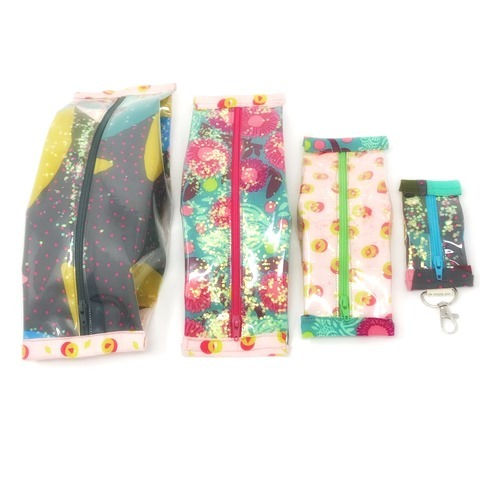 Glitter Vinyl anna Maria horner popcorn pouches by kim lapacek