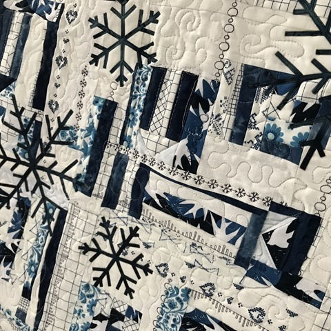 Slo-Flake Mini Quilt by Kim Lapacek