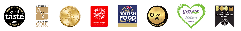 Various awards within the food industry