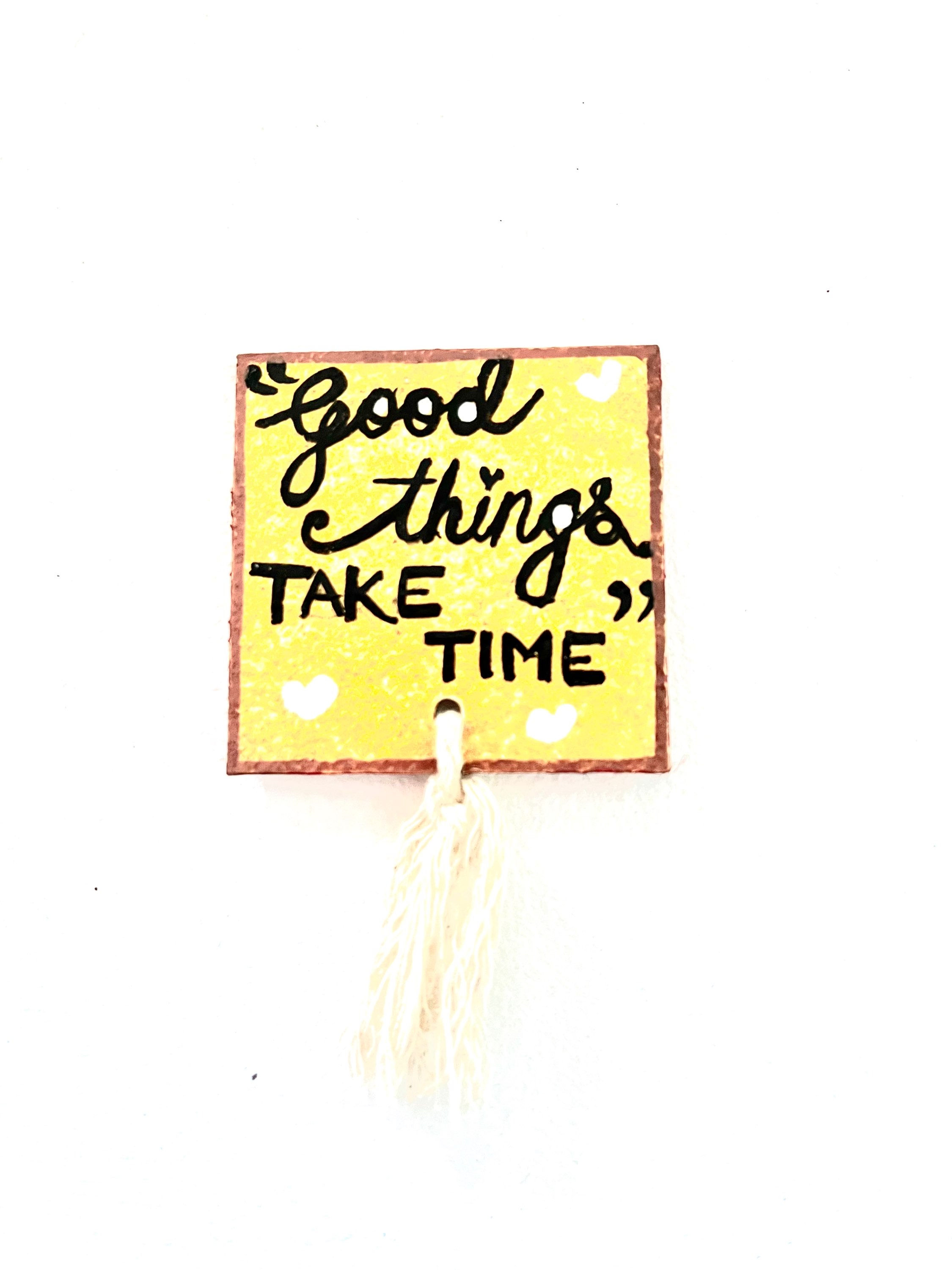 Yellow Fridge Magnet