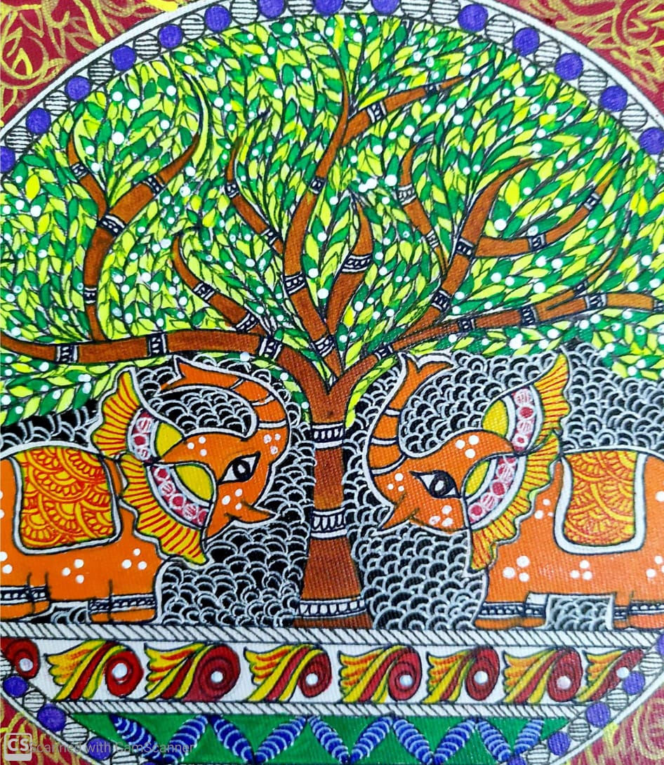 Thumbnail: ELEPHANTS UNDER TREE OF LIFE