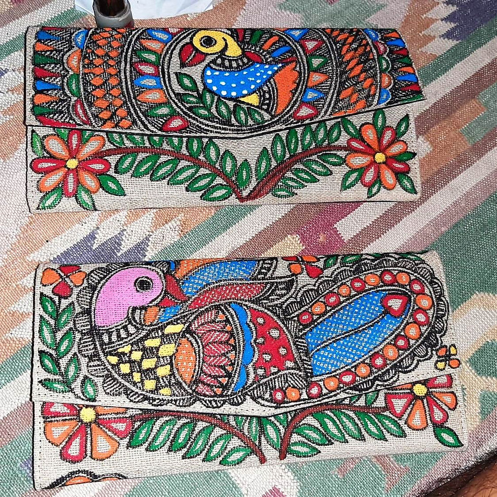 Thumbnail: Madhubani Painted Clutches