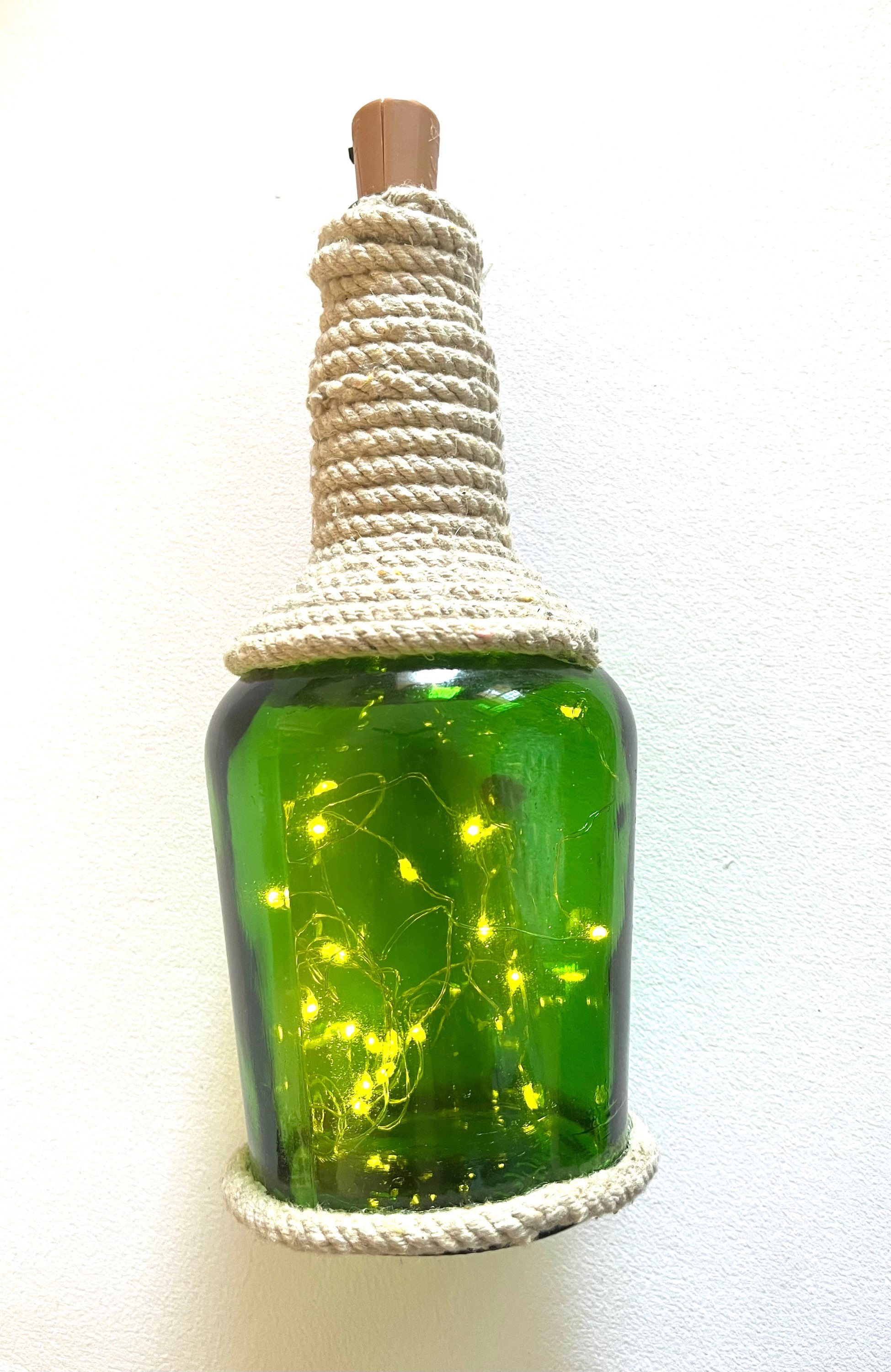 Rope Bottle Art