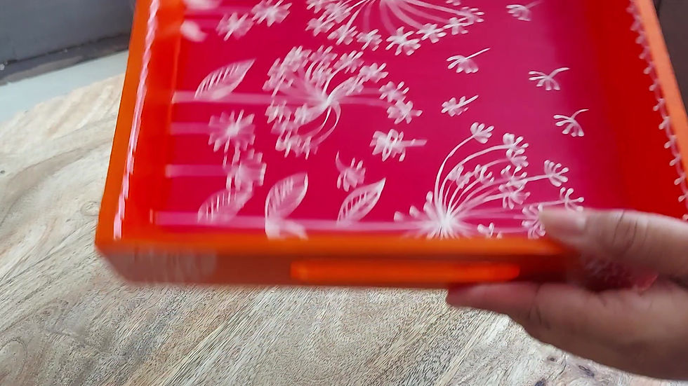 Thumbnail: Handpainted Tray