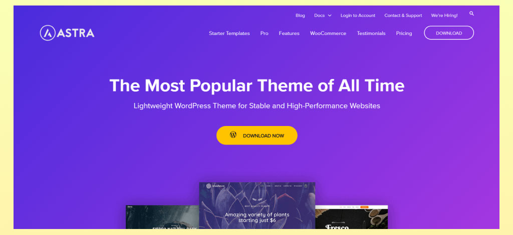 Theme Astra wordpress