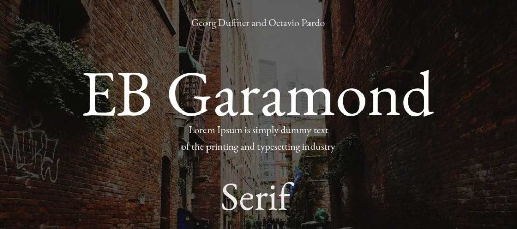 EB Garamond font