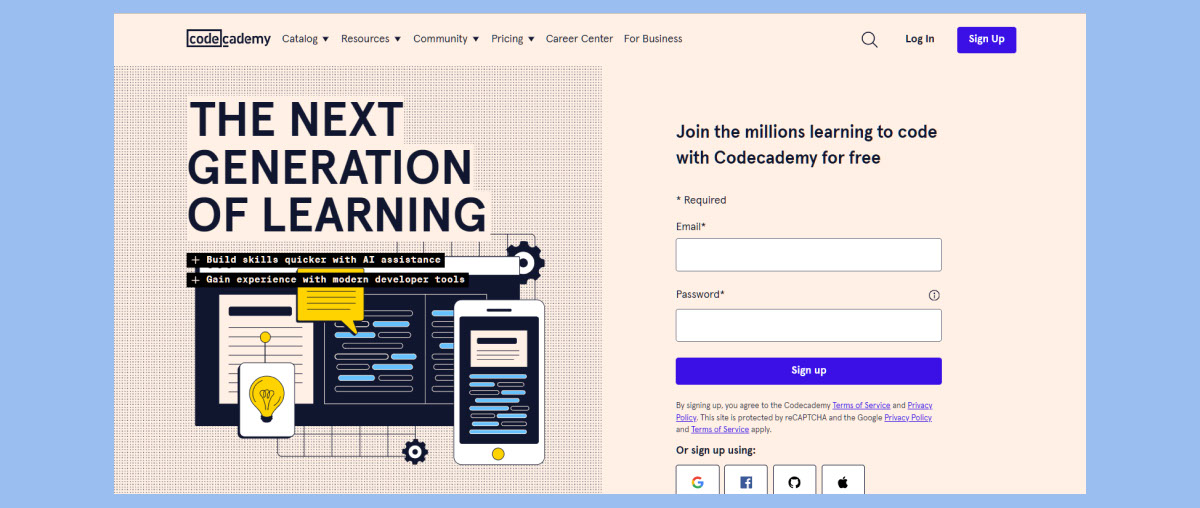 nền tảng Code Academy