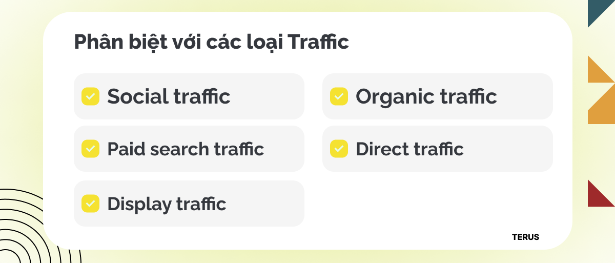 Phân biệt với các loại Traffic