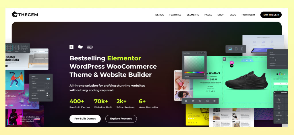 Theme TheGem WordPress