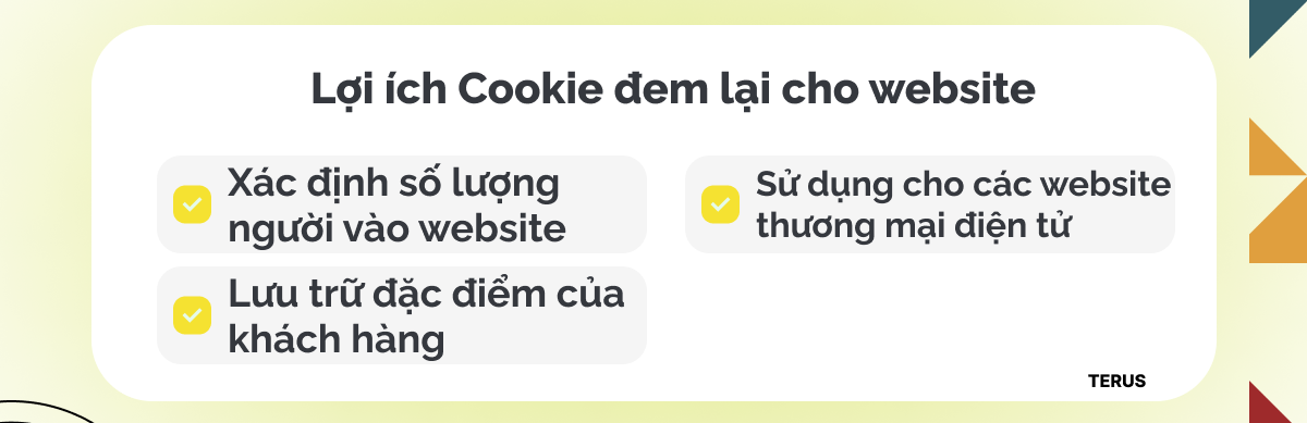lợi ích cookie đem lại cho website