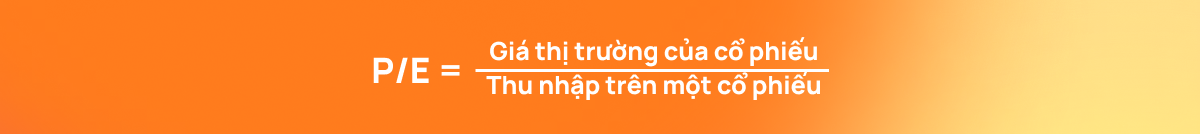 Công thức của P/E