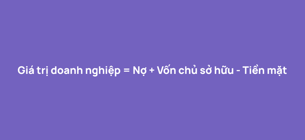 Công thức tính giá trị doanh nghiệp