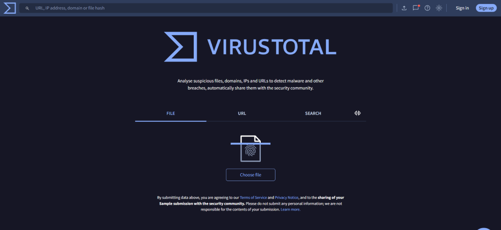 Kiểm tra website lừa đảo bằng VirusTotal