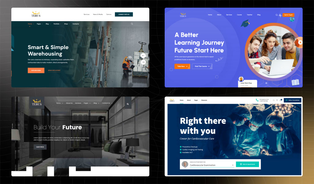 Mẫu website rao vặt tại Terus