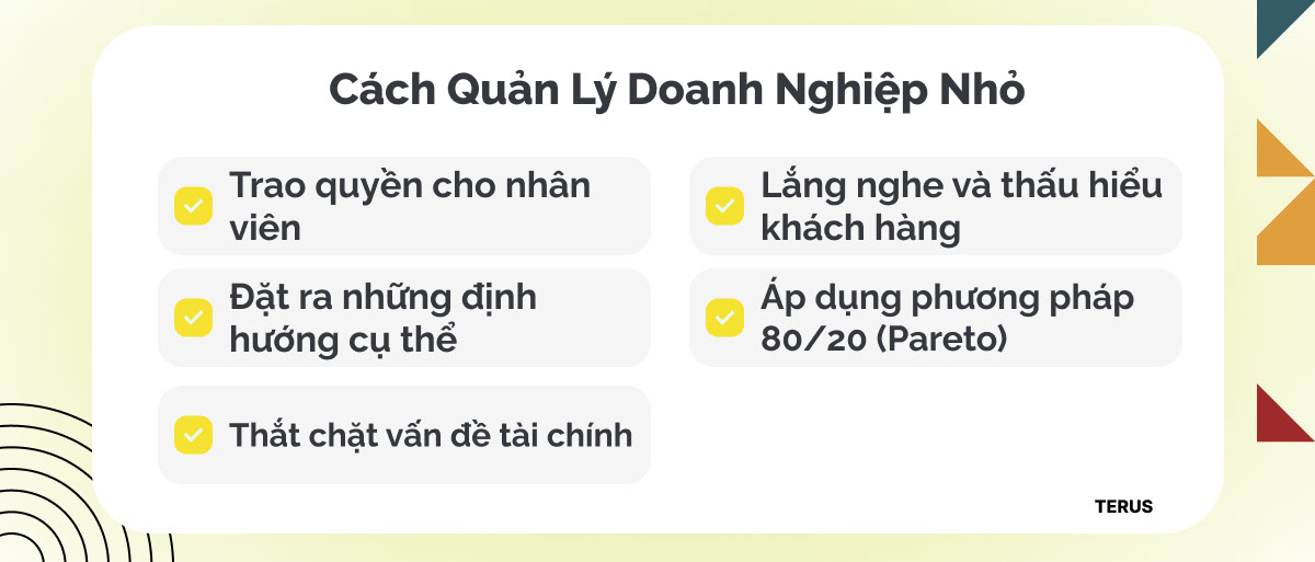 Cách quản lý doanh nghiệp