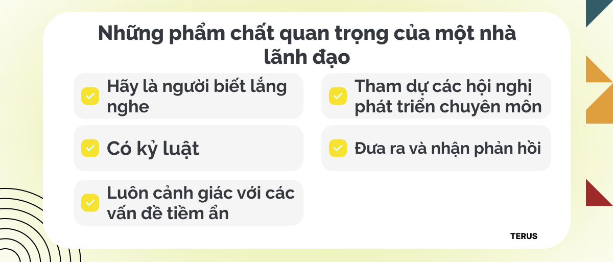 Những phẩm chất quan trọng của một nhà lãnh đạo và cách để bạn đạt được