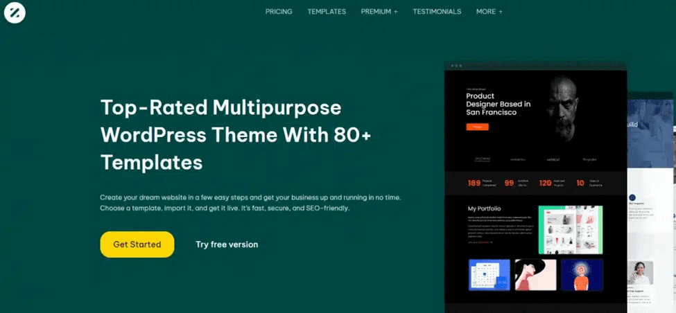 Zakra theme wordpress