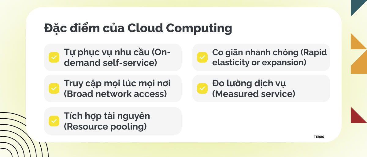 Đặc điểm về của Cloud computing - Điện toán đám mây