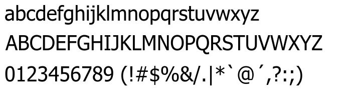Toàn bộ font chữ Tahoma khi xuất hiện