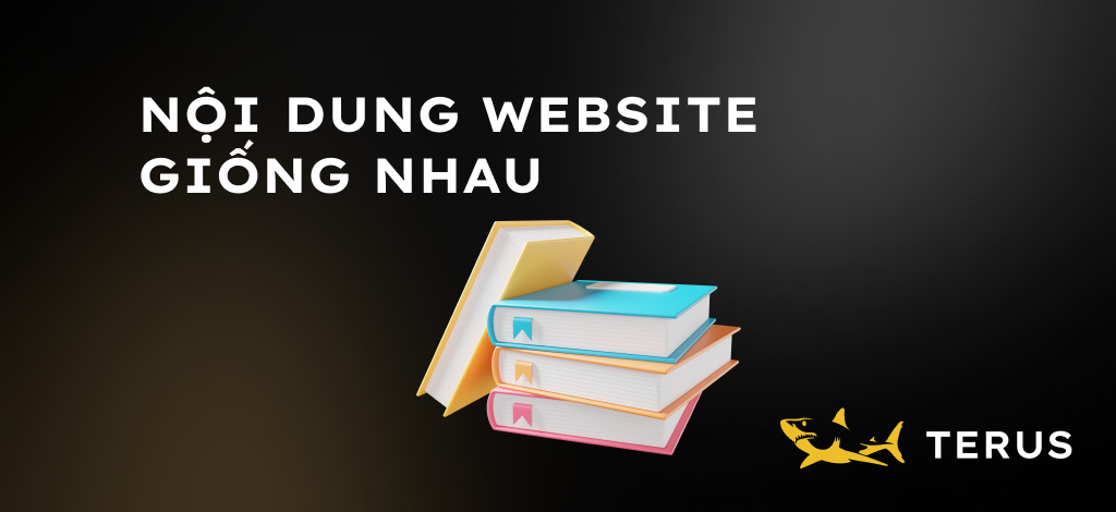 Nội dung website giống nhau