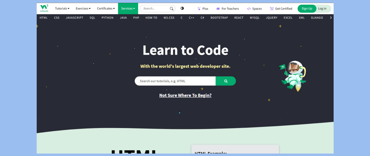 nền tảng W3Schools