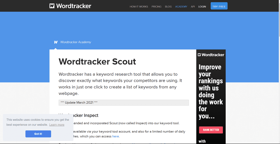 Công cụ Wordtracker