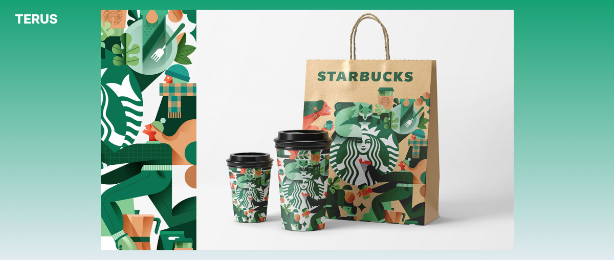 đối tác hợp tác với Starbucks