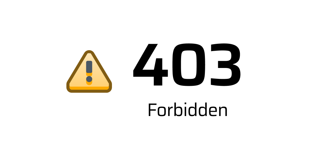Lý do gây ra lỗi 403 Forbidden