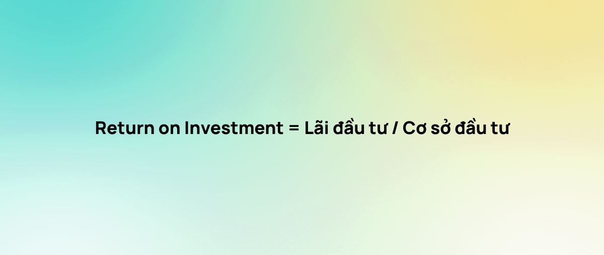 Công thức tính ROI 2