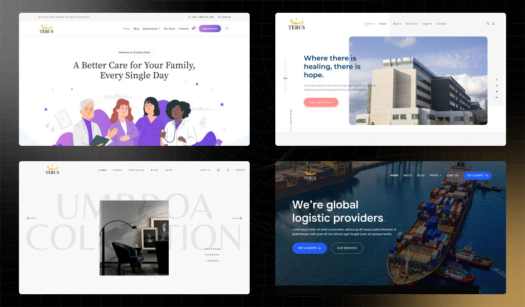 Mẫu website phòng khám